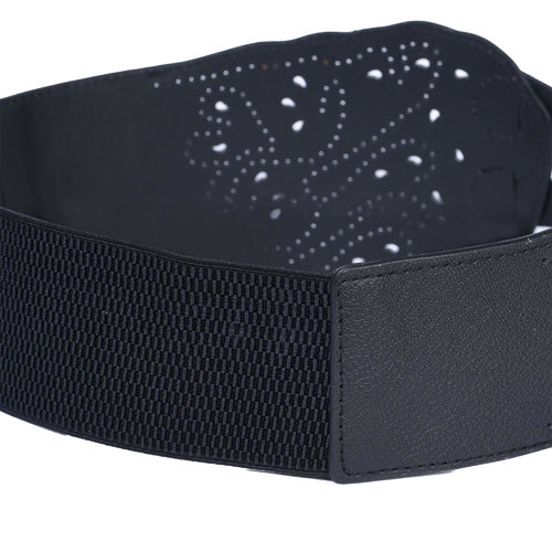 Redhorns Elastic Ladies Wide Belt#color_black