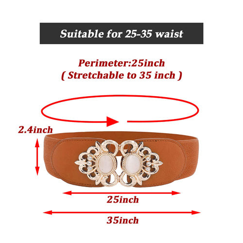 Ladies belt#color_brown