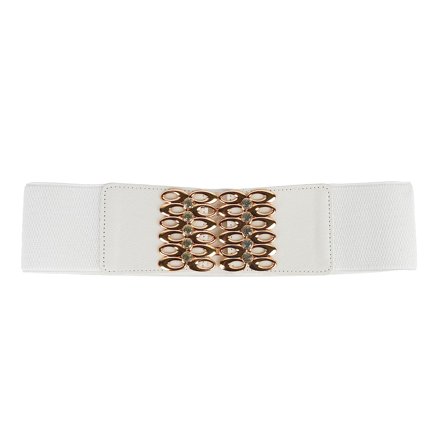 Redhorns Elastic Ladies Wide Corset Belt#color_white
