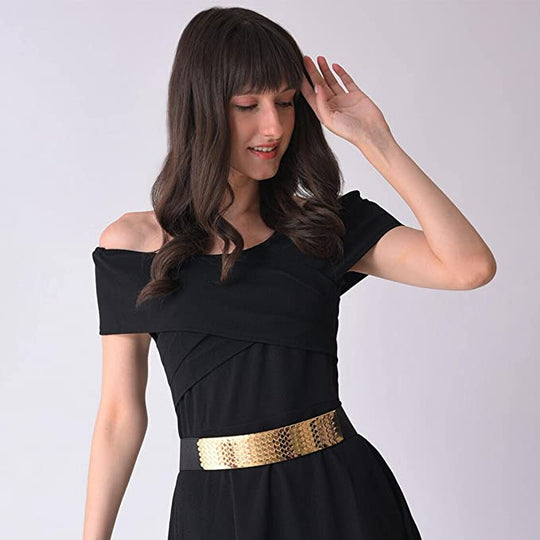 Redhorns Elastic Ladies Wide Belt#color_black