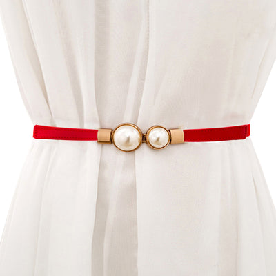 Red color womens belt#color_red