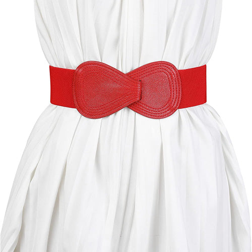 Redhorns Elastic Ladies Belt#color_red
