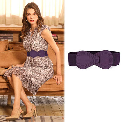 Redhorns Elastic Ladies Belt#color_purple