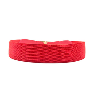 Redhorns Elastic Ladies Belt#color_red