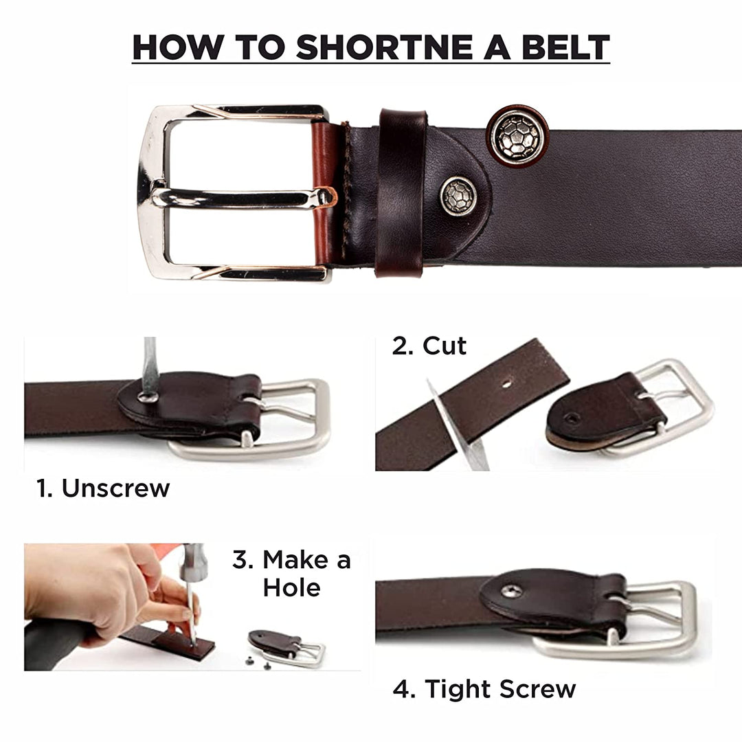 Classic Design Genuine Leather Belt for Men | Gents Leather Belt 
