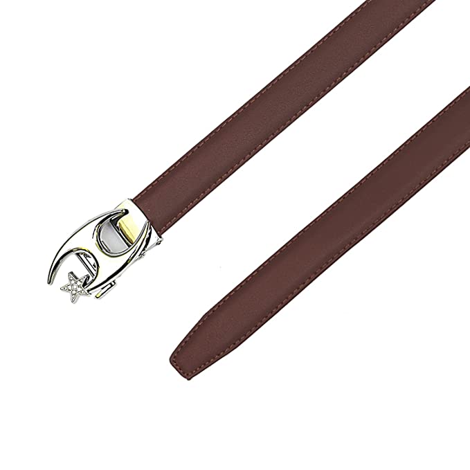 Redhorns Elastic Ladies Slim Belt#color_brown