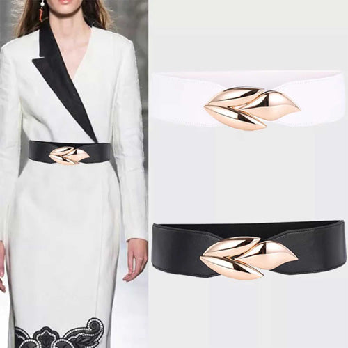 Redhorns Elastic Ladies Wide Belt#color_black