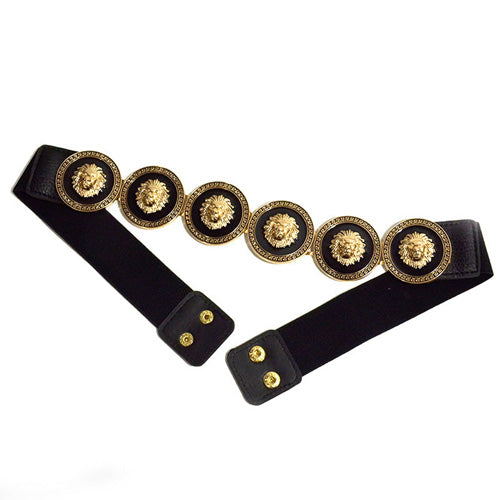 Redhorns Elastic Ladies Wide Belt#color_black