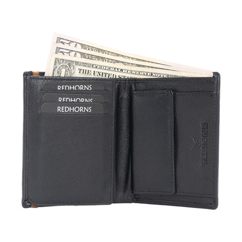  Bi fold Men's Wallet black#color_black