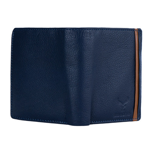  Bi fold Men's Wallet Navy Blue#color_navy-blue