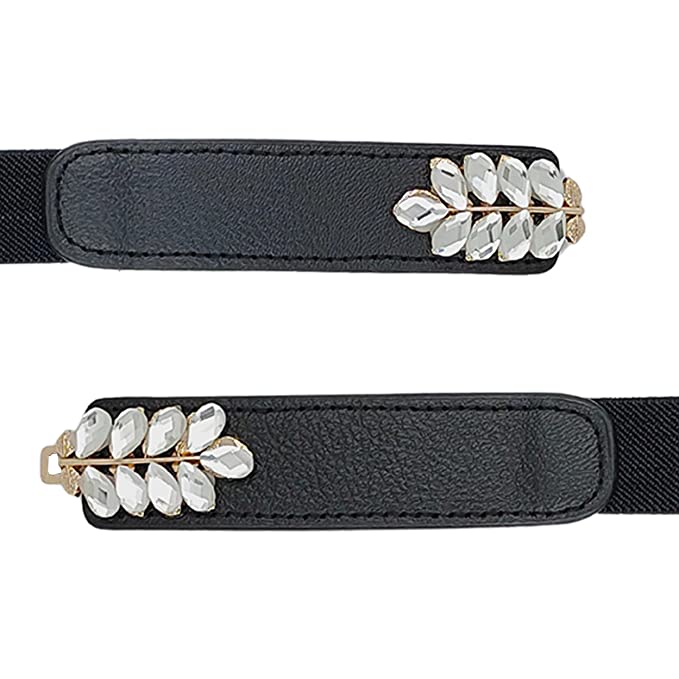 Redhorns Elastic Ladies Wide Belt#color_black