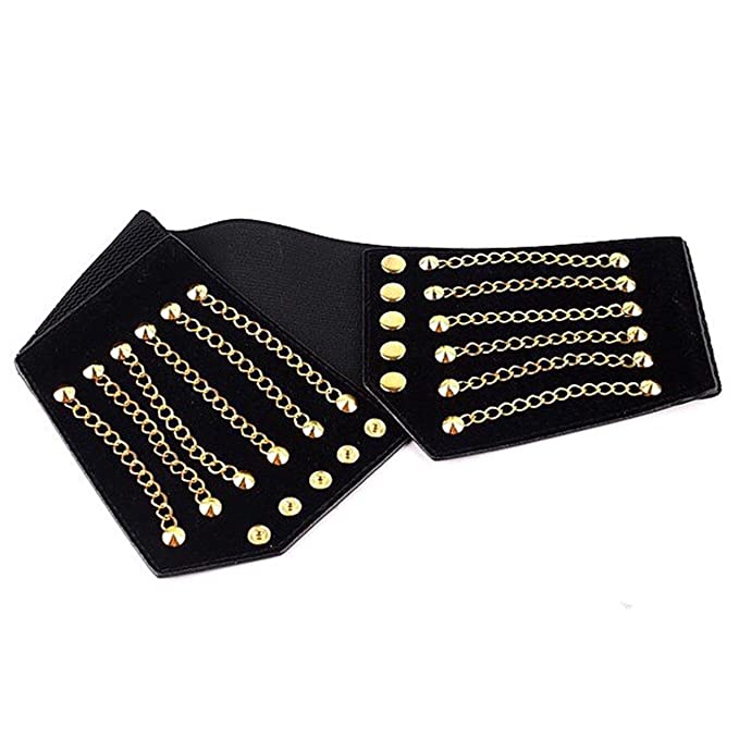 Redhorns Elastic Ladies Wide Belt#color_black