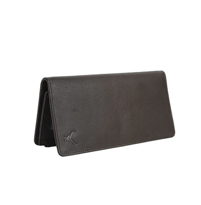 Women's Genuine Leather Wallet  Black#color_brown
