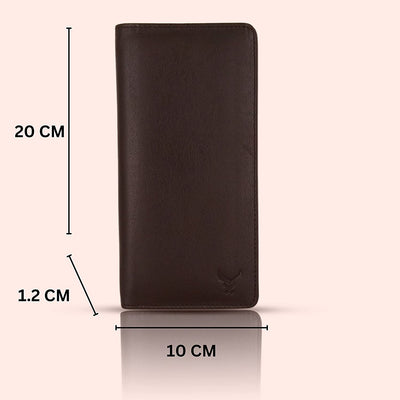 Women's Genuine Leather Wallet  Black#color_brown