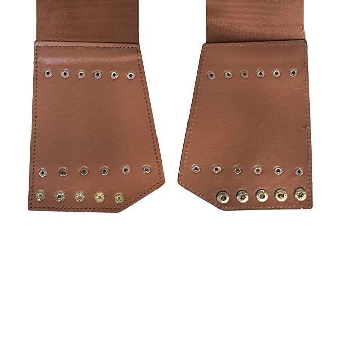 Redhorns Elastic Ladies Wide Belt#color_brown
