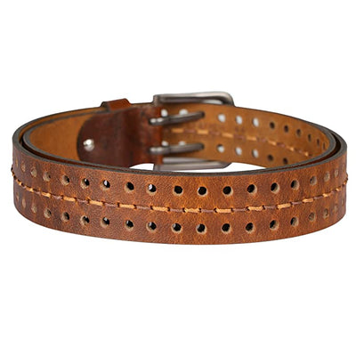 Redhorns Mens Genuine Leather Belt#color_tan
