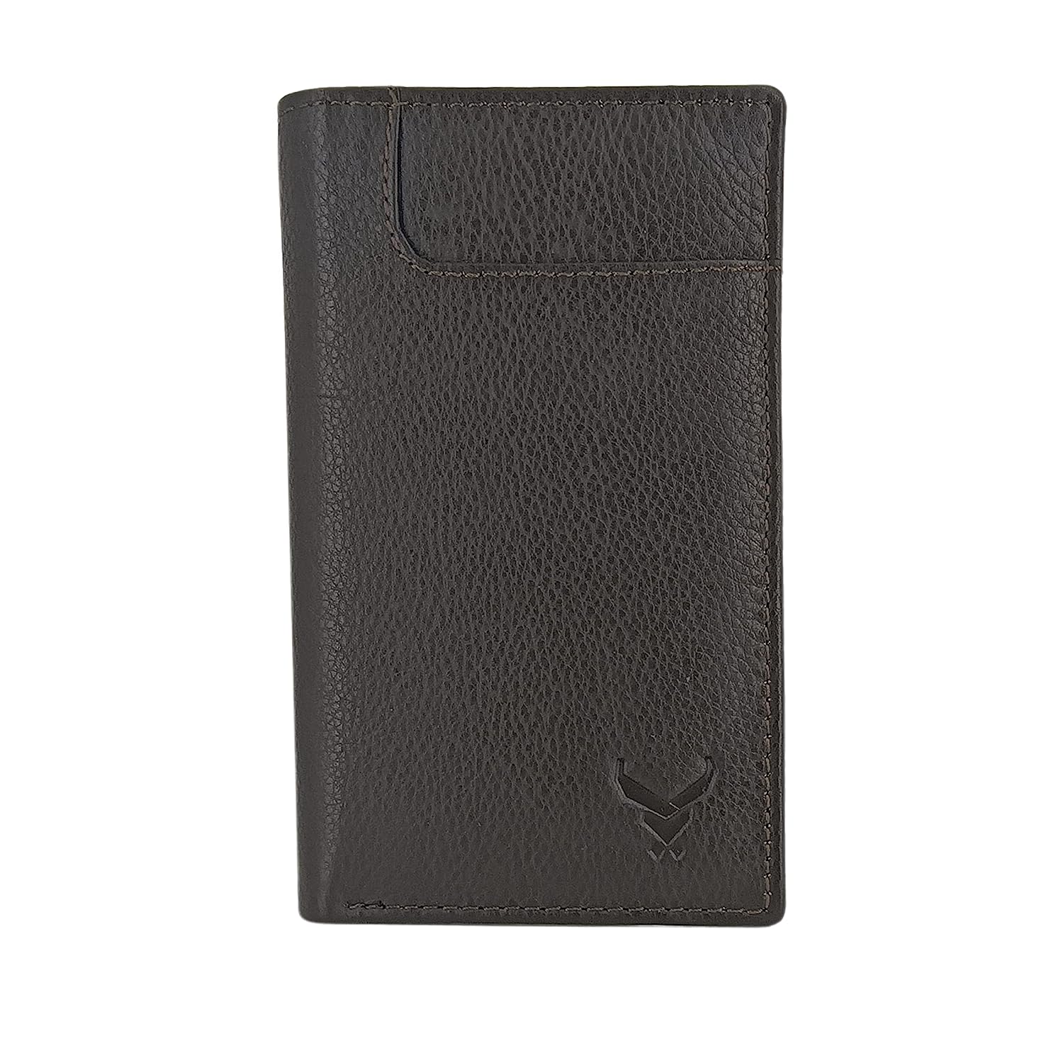 Unisex Leather Cardholder#color_brown