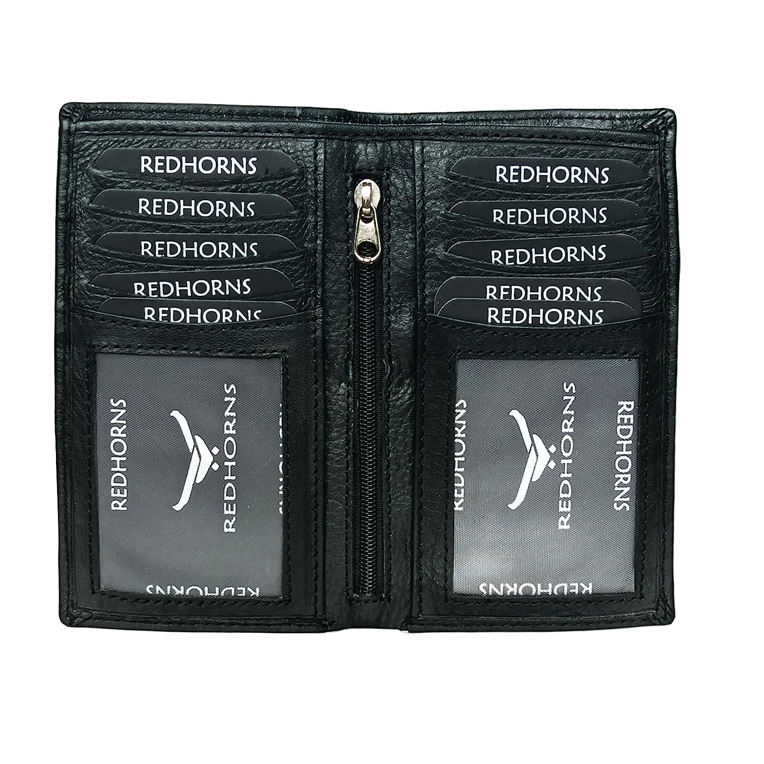 Unisex Leather Cardholder#color_black