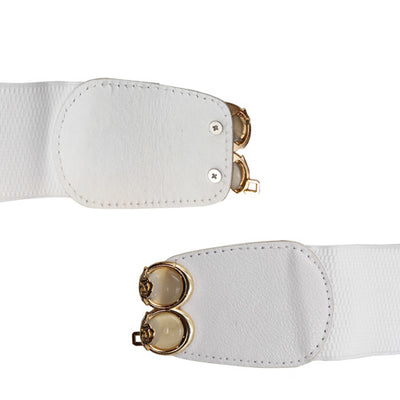 Ladies belt white#color_white