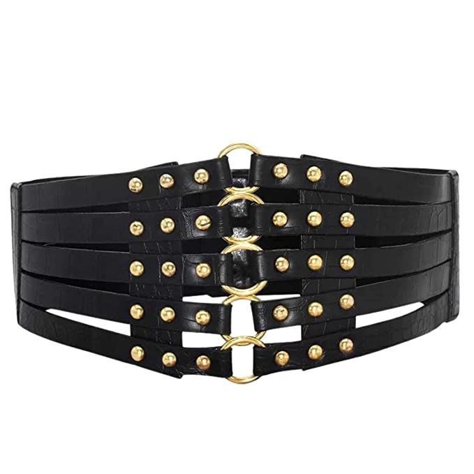 Redhorns Elastic Ladies Wide Belt#color_black