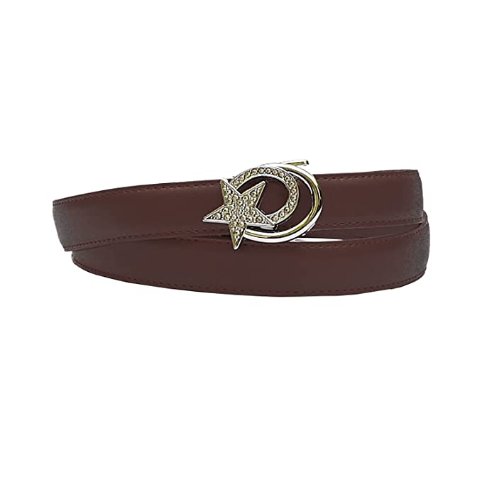 Redhorns Elastic Ladies Slim Belt#color_brown