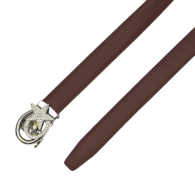 Redhorns Elastic Ladies Slim Belt#color_brown
