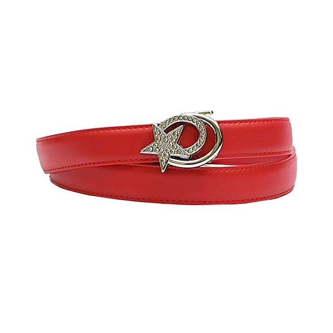 Redhorns Elastic Ladies Slim Belt#color_red