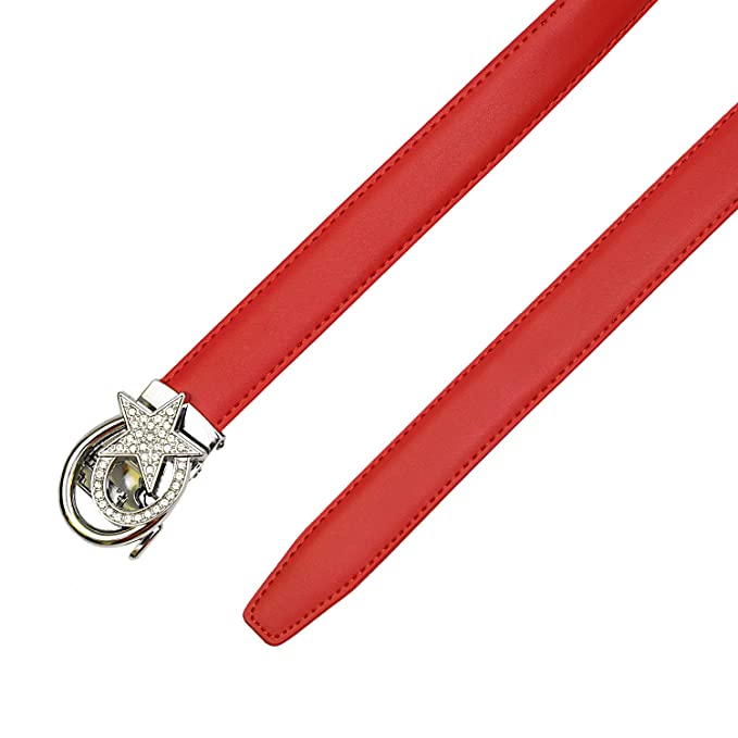 Redhorns Elastic Ladies Slim Belt#color_red