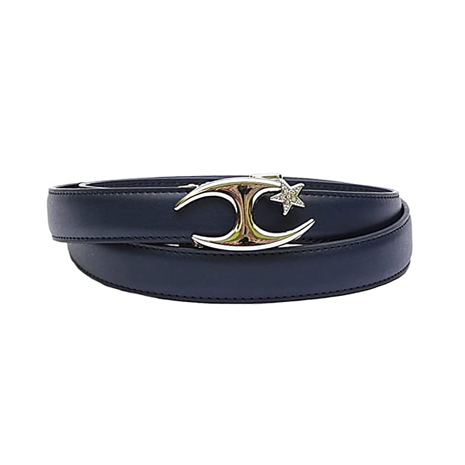 Redhorns Elastic Ladies Slim Belt#color_blue