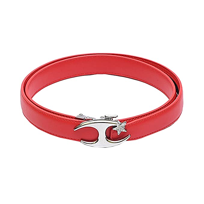 Redhorns Elastic Ladies Slim Belt#color_red