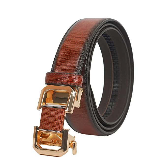 Auto Locking Buckle PU Leather Belt For Men (GB20-AU-F)