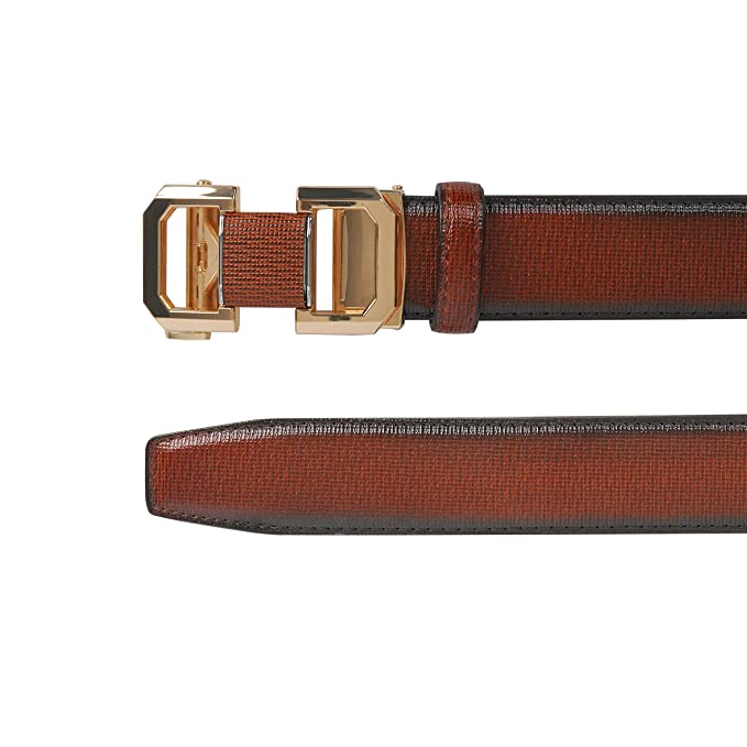 Auto Locking Buckle PU Leather Belt For Men (GB20-AU-F)