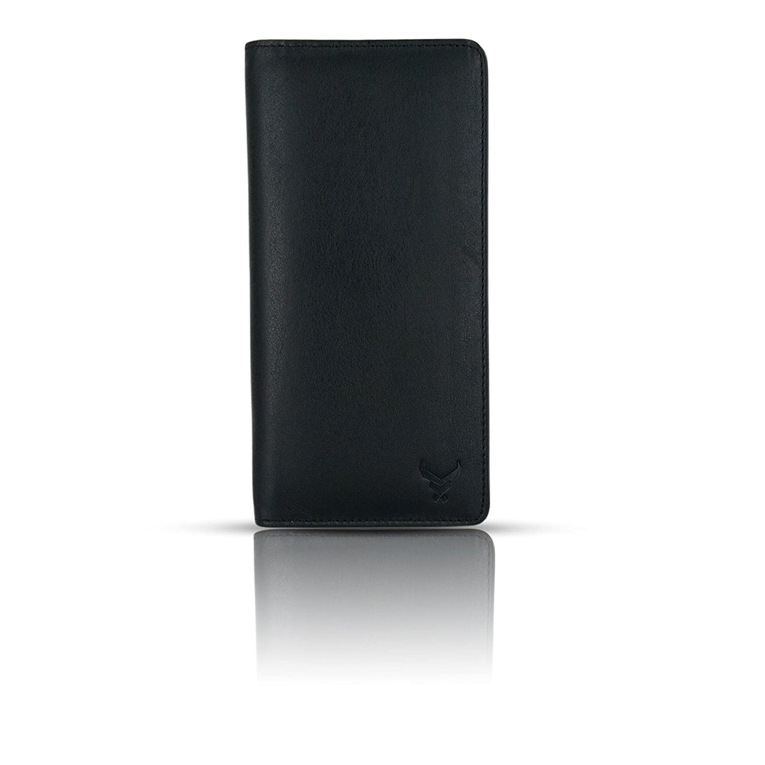 Women's Genuine Leather Wallet  Black#color_black