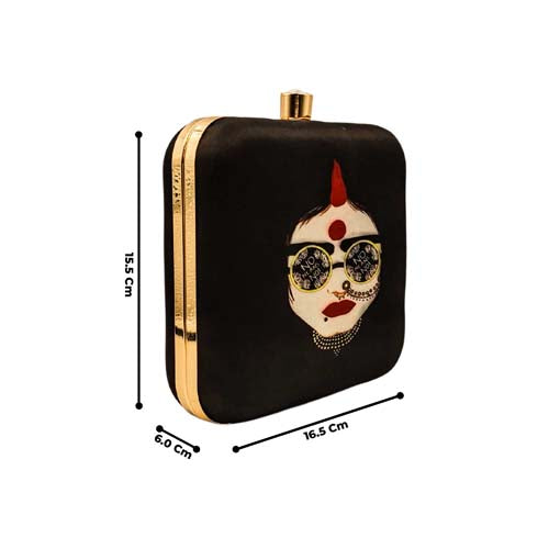 Girls Swag Black White Women's Clutch