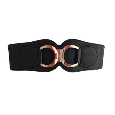 Infinity Design Ladies Elastic Belt black#color_black