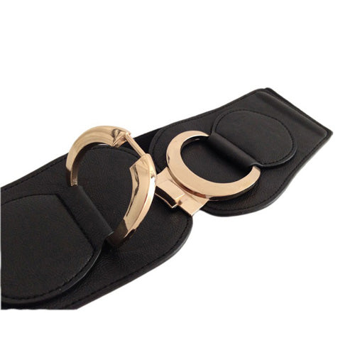 Infinity Design Ladies Elastic Belt black#color_black
