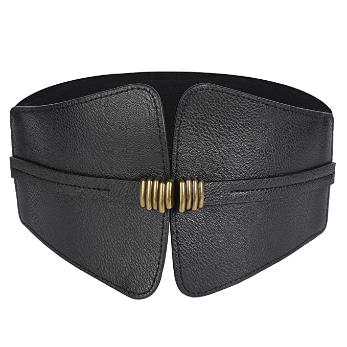 Redhorns Elastic Ladies Wide Belt#color_black