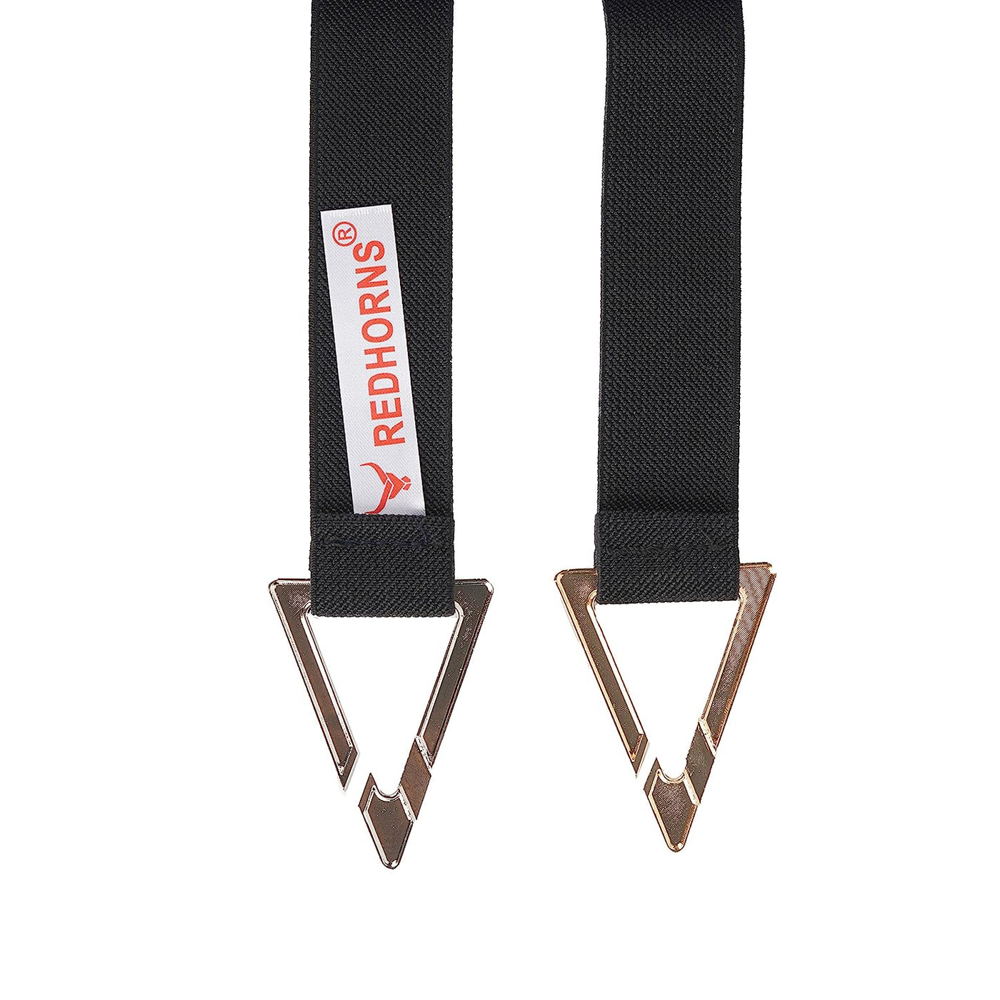 Dual Triangle Designer Ladies Belt#color_black