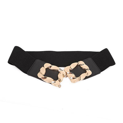 Redhorns Elastic Ladies Waist Belt#color_black