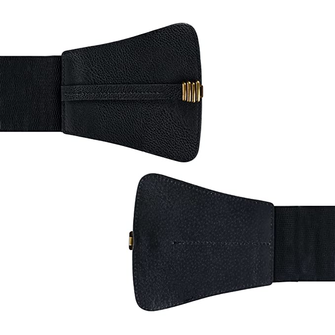 Redhorns Elastic Ladies Wide Belt#color_black