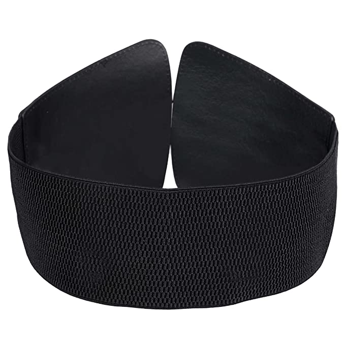 Redhorns Elastic Ladies Wide Belt#color_black