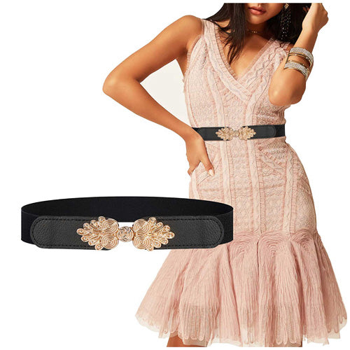Redhorns Designer Womens Waist Belt#color_black