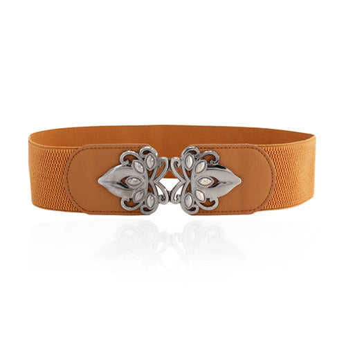 Redhorns Ladies Elastic Waist Belt#color_brown