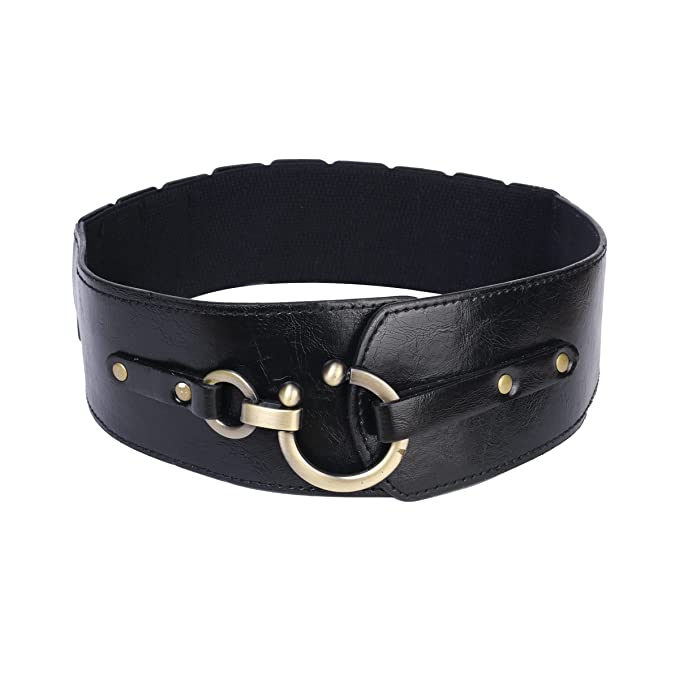 Redhorns Elastic Ladies Wide Belt#color_black