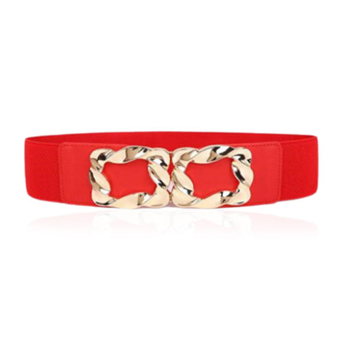 Redhorns Elastic Ladies Waist Belt#color_red