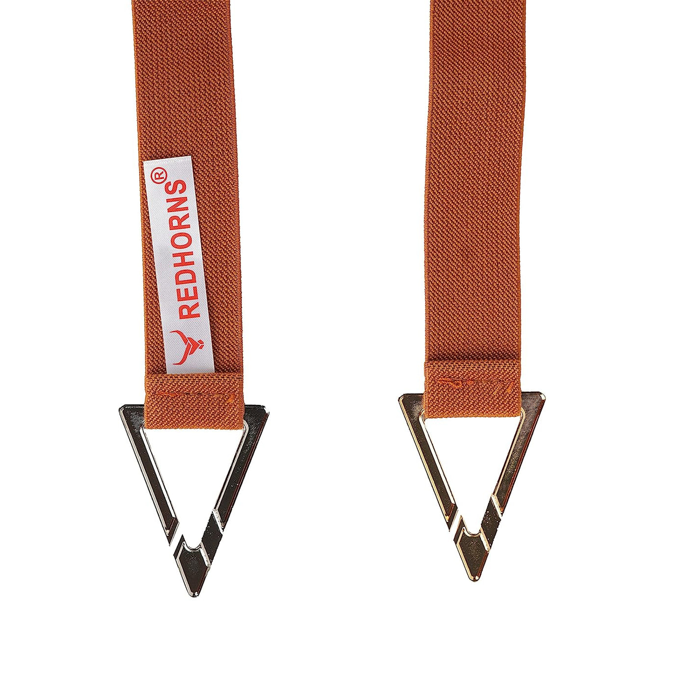 Dual Triangle Designer Ladies Belt#color_tan