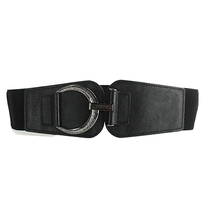 Redhorns Elastic Ladies Wide Belt#color_black