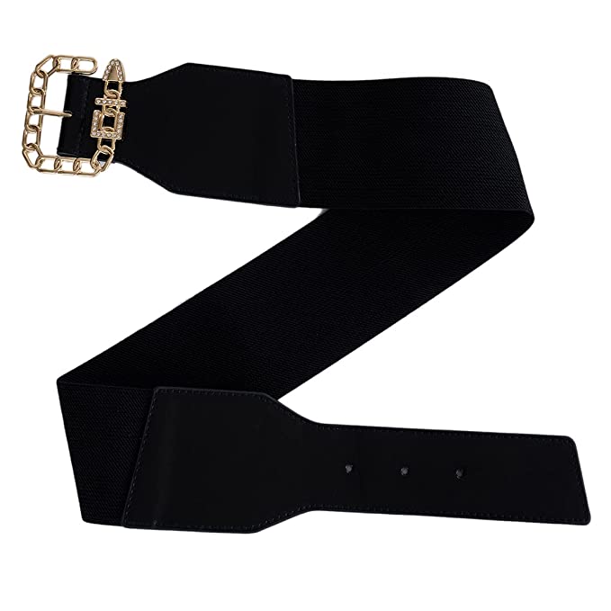 Redhorns Elastic Ladies Wide Belt#color_black