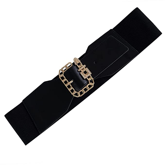 Redhorns Elastic Ladies Wide Belt#color_black