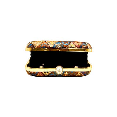 Mandala Art Graphic Printed Women's Clutch Bag Multicolor